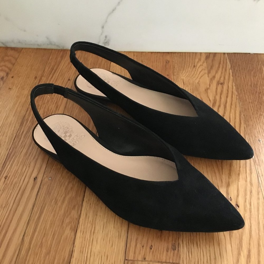 Vince Camuto Suede Slingback Flats